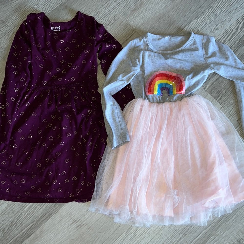 (2) girls dresses size 7